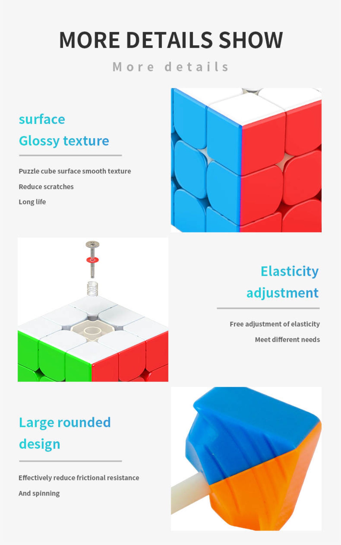 YuXin Little Magic 3x3 Stickerless Magnetized Rubik's Cube
